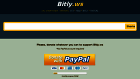 What Bitly.ws website looked like in 2018 (5 years ago)