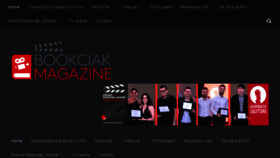 What Bookciakmagazine.it website looked like in 2018 (5 years ago)