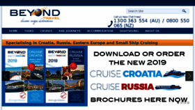 What Beyondtravel.com.au website looked like in 2018 (5 years ago)