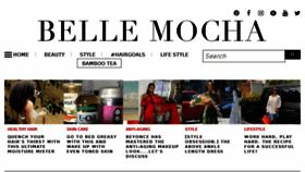 What Bellemocha.com website looked like in 2018 (5 years ago)