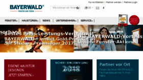 What Bayerwald-fenster-tueren.de website looked like in 2018 (5 years ago)