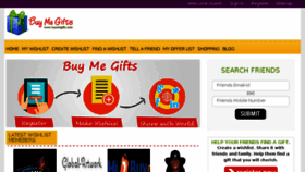 What Buymegifts.com website looked like in 2018 (5 years ago)