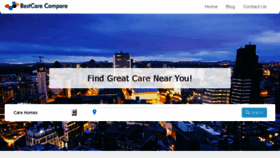What Bestcarecompare.com website looked like in 2018 (5 years ago)