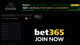 What Betting-winners.com website looked like in 2018 (5 years ago)