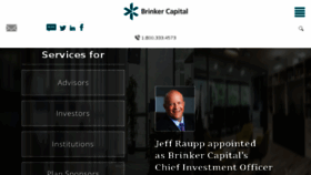 What Brinkercapital.com website looked like in 2018 (5 years ago)