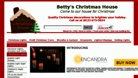 What Bettyschristmashouse.com website looked like in 2018 (5 years ago)