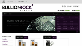 What Bullionrock.com website looked like in 2018 (5 years ago)
