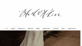 What Blushandwhim.com website looked like in 2018 (8 years ago)