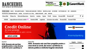 What Bancherul.ro website looked like in 2018 (5 years ago)