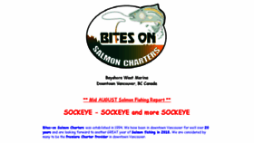 What Bites-on.com website looked like in 2018 (5 years ago)