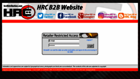 What B2b.hrcdistribution.com website looked like in 2018 (5 years ago)