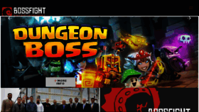 What Bossfightentertainment.com website looked like in 2018 (7 years ago)