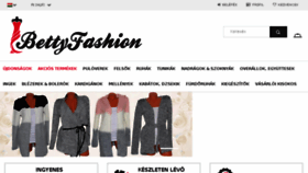 What Bettyfashion.hu website looked like in 2018 (5 years ago)