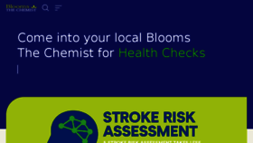 What Bloomsthechemist.com.au website looked like in 2018 (5 years ago)