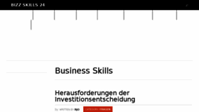 What Business-skills24.de website looked like in 2018 (5 years ago)