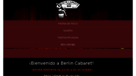 What Berlincabaret.com website looked like in 2018 (5 years ago)