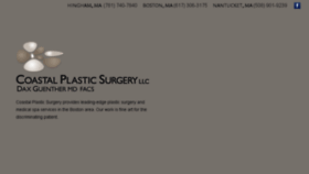 What Bostoncoastalplasticsurgery.com website looked like in 2018 (5 years ago)