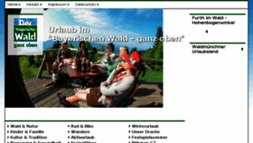 What Bayerischer-wald-ganz-oben.de website looked like in 2018 (5 years ago)
