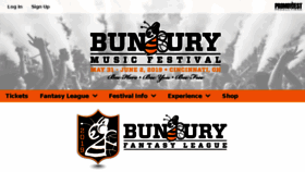 What Bunburyfestival.com website looked like in 2018 (5 years ago)