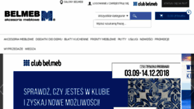 What Belmeb.pl website looked like in 2018 (5 years ago)