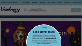 What Blueberrypet.com website looked like in 2018 (5 years ago)