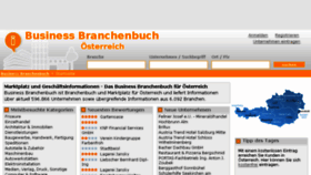 What Business-branchenbuch.at website looked like in 2018 (5 years ago)