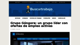 What Buscartrabajo.com website looked like in 2018 (5 years ago)