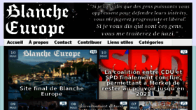 What Blancheurope.com website looked like in 2018 (5 years ago)