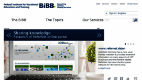 What Bibb.de website looked like in 2018 (5 years ago)