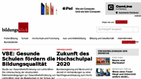 What Bildungsklick.de website looked like in 2018 (5 years ago)