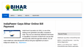 What Biharbijlibill.com website looked like in 2018 (5 years ago)
