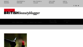 What Britishbeautyblogger.com website looked like in 2018 (5 years ago)