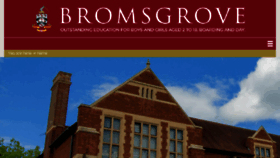 What Bromsgrove-school.co.uk website looked like in 2018 (5 years ago)