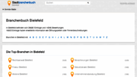 What Bielefeld.stadtbranchenbuch.com website looked like in 2018 (5 years ago)