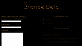 What Bronzebeta.com website looked like in 2018 (5 years ago)