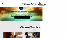 What Bluemantle.ca website looked like in 2018 (5 years ago)