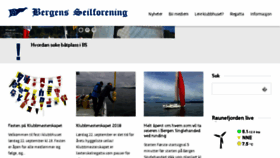 What Bergens-seilforening.no website looked like in 2018 (5 years ago)