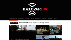 What Bjelovar.live website looked like in 2018 (5 years ago)