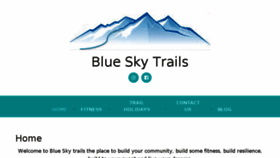 What Blueskytrails.com website looked like in 2018 (5 years ago)