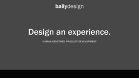 What Ballydesign.com website looked like in 2018 (5 years ago)