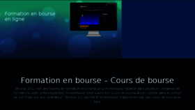 What Bourse101.fr website looked like in 2018 (5 years ago)