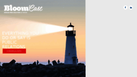 What Bloomcast.pt website looked like in 2018 (7 years ago)