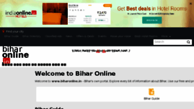 What Biharonline.in website looked like in 2018 (5 years ago)