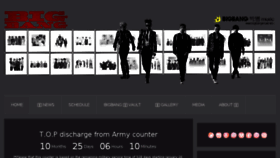What Bigbangmusic.info website looked like in 2018 (5 years ago)