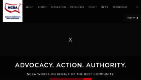What Beefusa.org website looked like in 2018 (5 years ago)