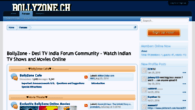What Bollyzone.ch website looked like in 2018 (5 years ago)