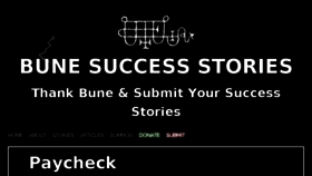 What Bunesuccess.com website looked like in 2018 (5 years ago)