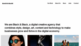 What Blackandblackcreative.com website looked like in 2018 (5 years ago)