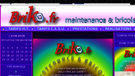 What Briko.fr website looked like in 2018 (5 years ago)