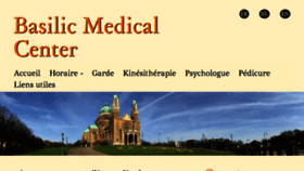 What Basilicmedicalcenter.be website looked like in 2018 (5 years ago)